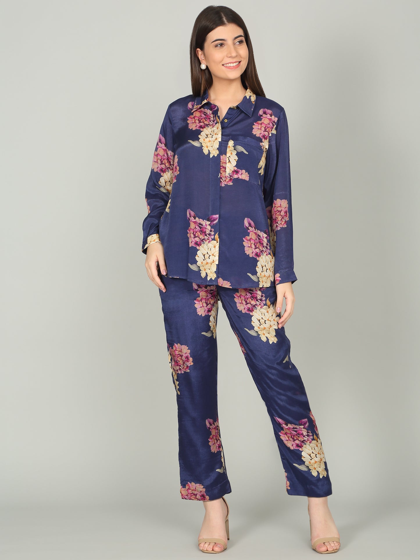 ROYAL HYDRANGEA - Floral Co-ord set