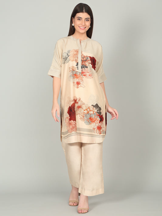 KALA GHODA NOVA-  Floral geometric digital print kurta set