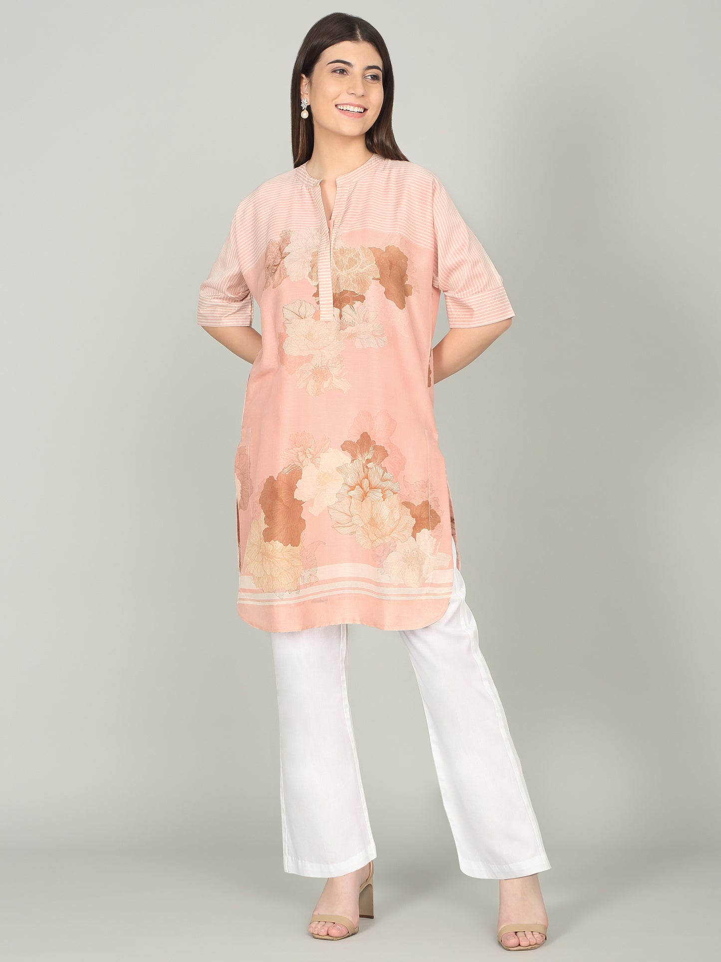 KALA GHODA NOVA-  Floral geometric digital print kurta set