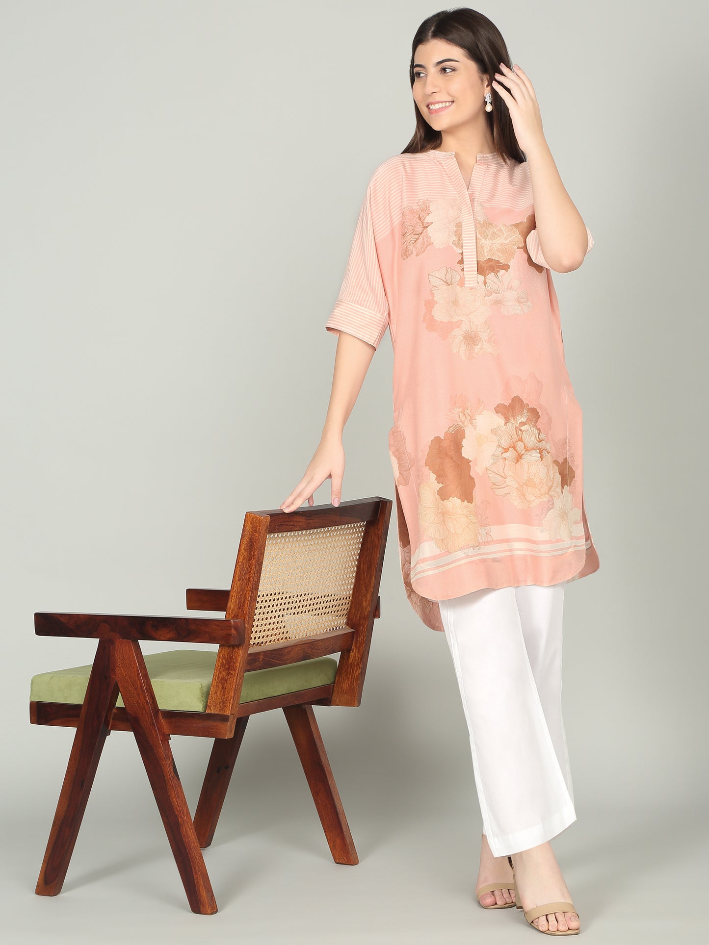 KALA GHODA NOVA-  Floral geometric digital print kurta set