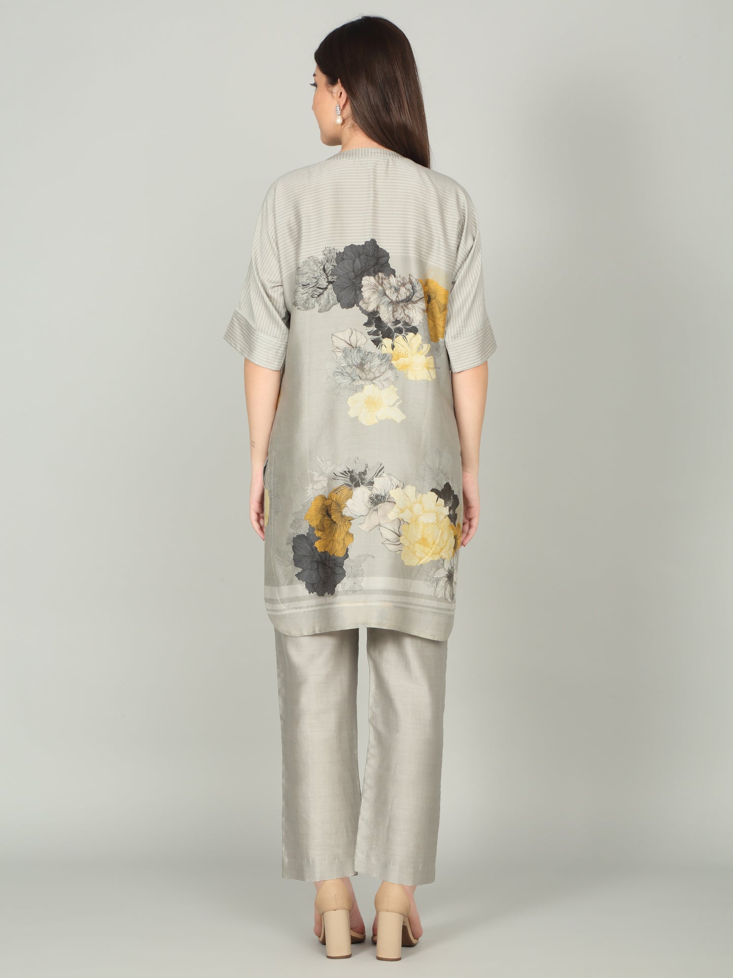 KALA GHODA NOVA-  Floral geometric digital print kurta set