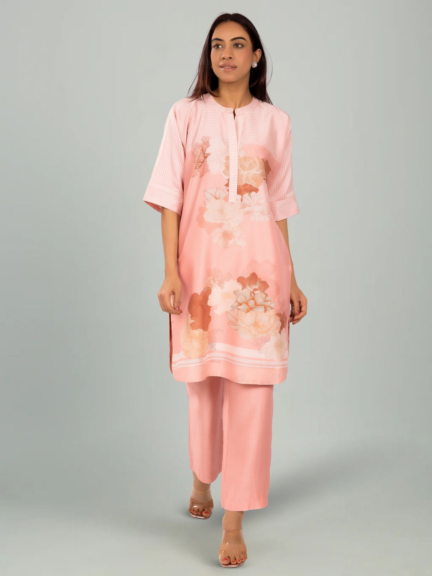 KALA GHODA NOVA-  Floral geometric digital print kurta set