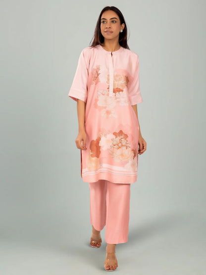 KALA GHODA NOVA-  Floral geometric digital print kurta set