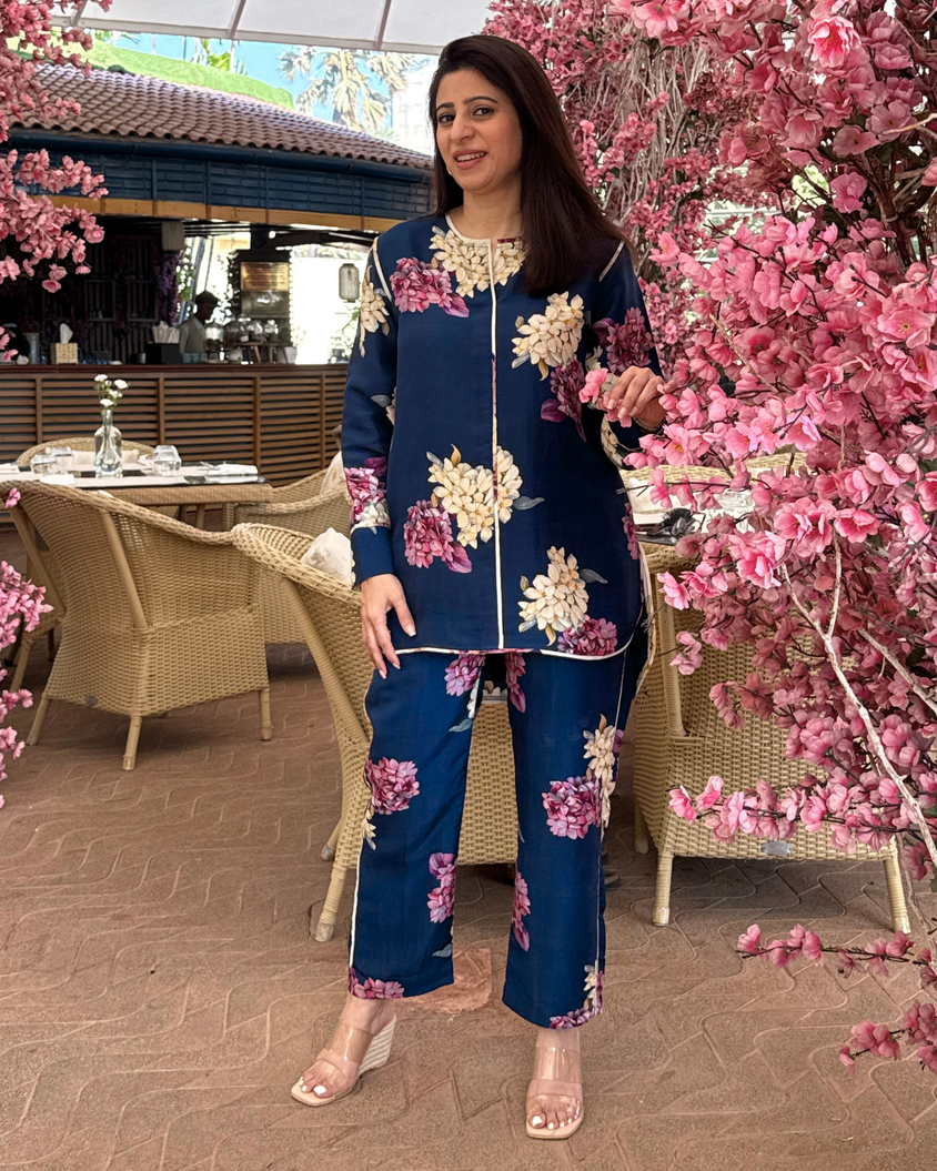 Royal Hydrangea - Floral Co-ord set