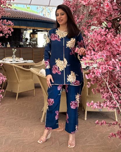 Royal Hydrangea - Floral Co-ord set