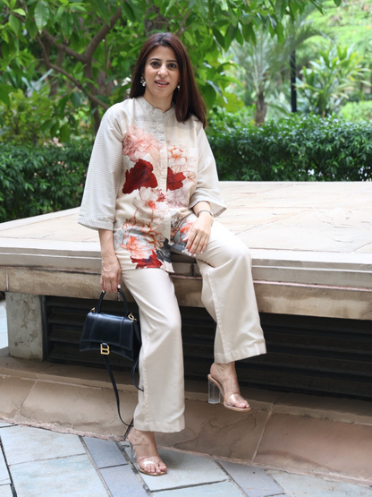 KALA GHODA ECHO -  Floral Geometric Digital print Kurta Set