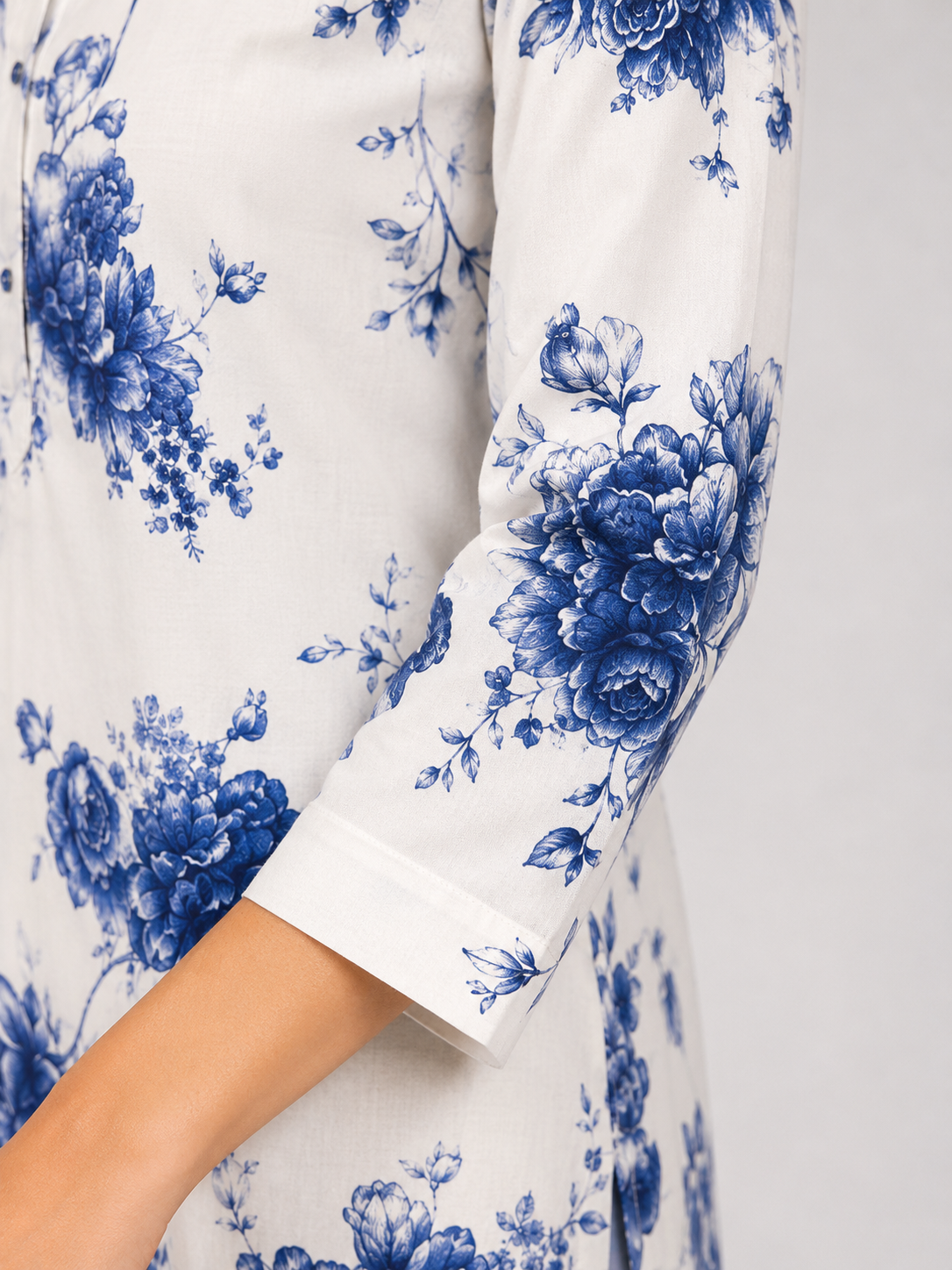 Indigo Bloom - Digital print Co-ord set