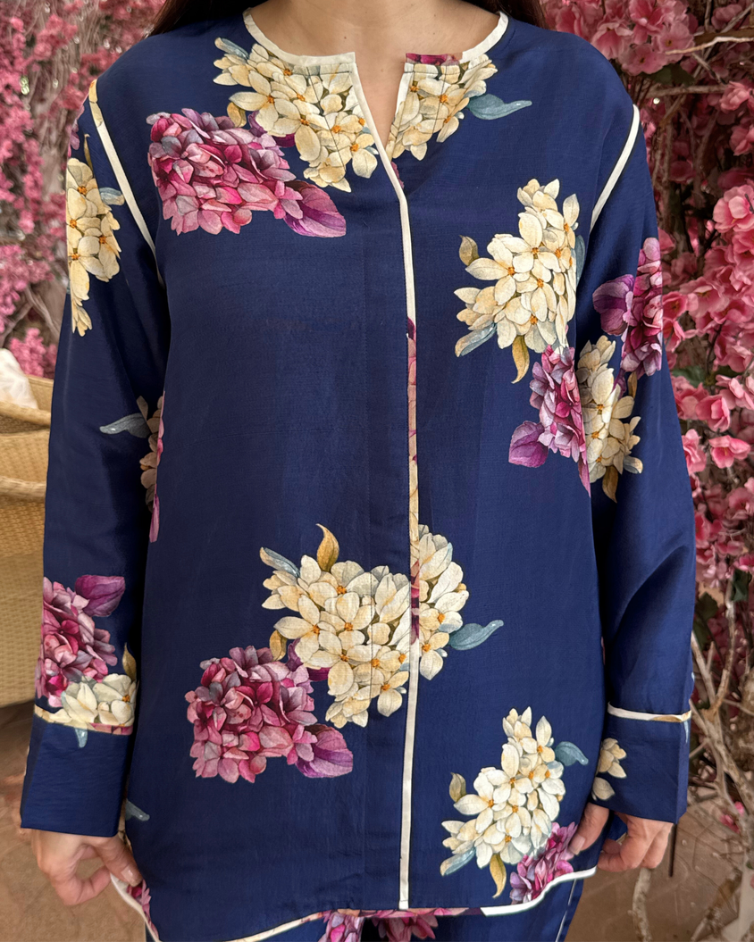Royal Hydrangea - Floral Co-ord set