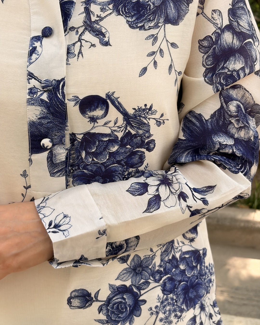 Indigo Bloom - Digital print Co-ord set