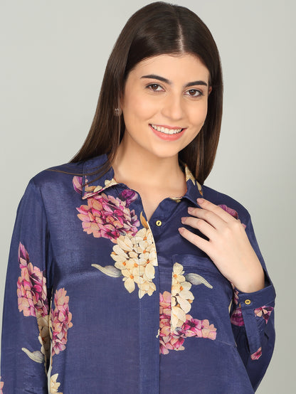 ROYAL HYDRANGEA -  Floral Co-ord set