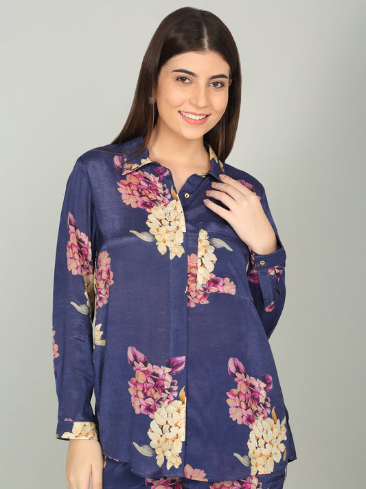 ROYAL HYDRANGEA -  Floral Co-ord set