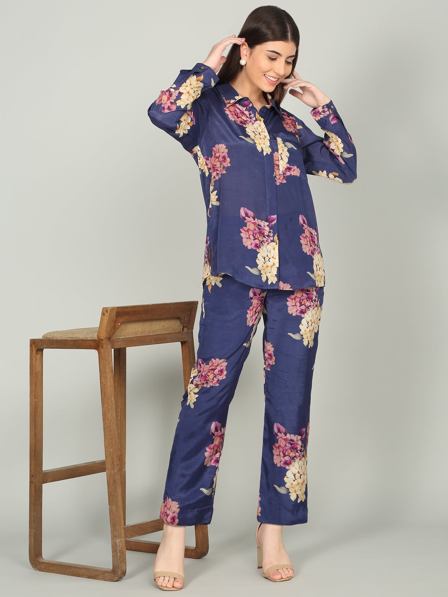 ROYAL HYDRANGEA -  Floral Co-ord set