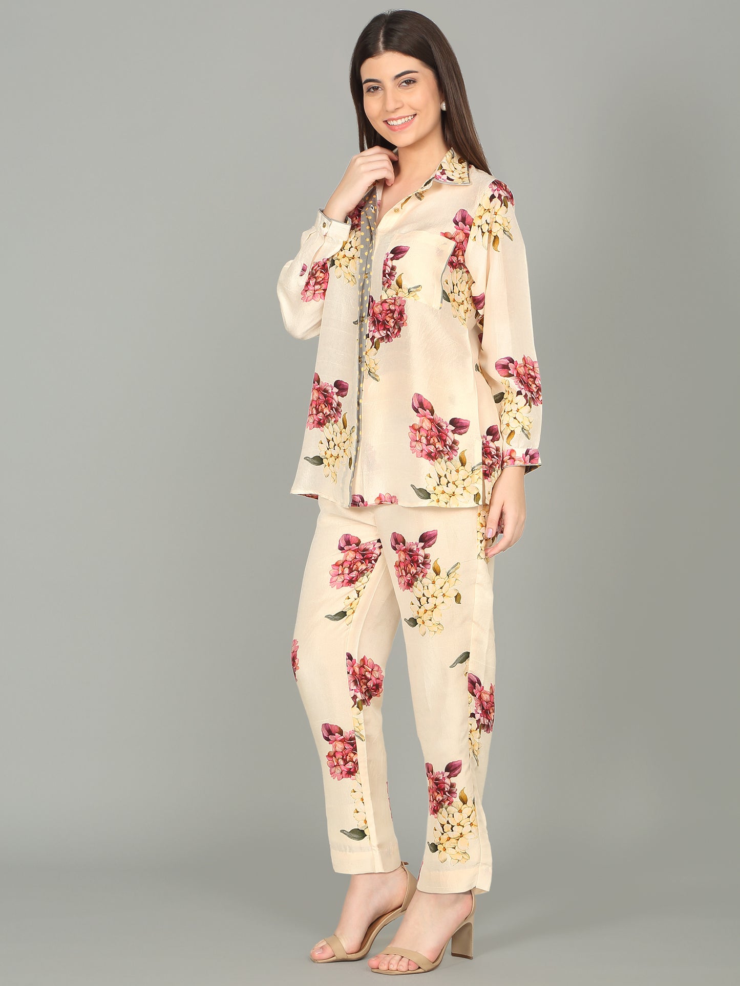 BLUSH HYDRANGEA -  Floral Co-ord set