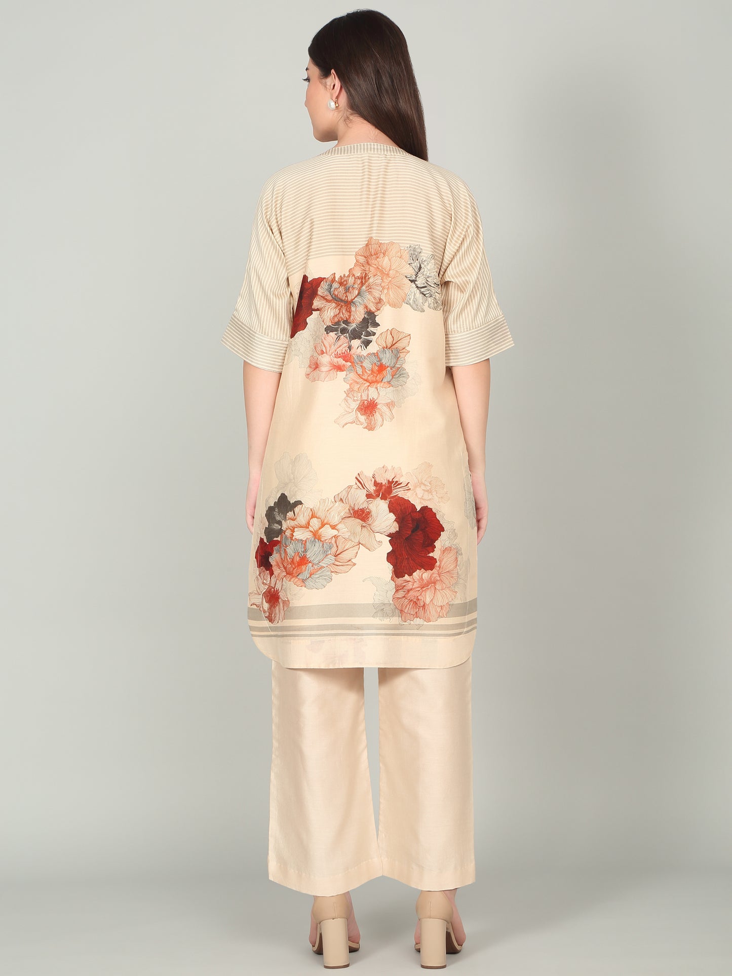 KALA GHODA NOVA-  Floral geometric digital print kurta set