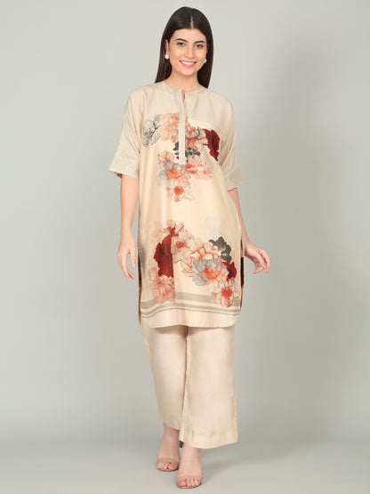 KALA GHODA NOVA-  Floral geometric digital print kurta set