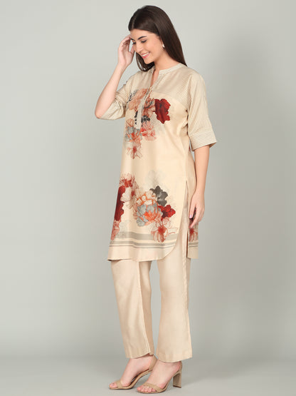 KALA GHODA NOVA-  Floral geometric digital print kurta set