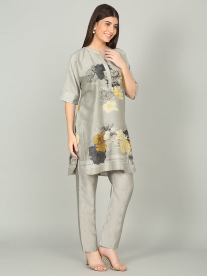 KALA GHODA NOVA-  Floral geometric digital print kurta set
