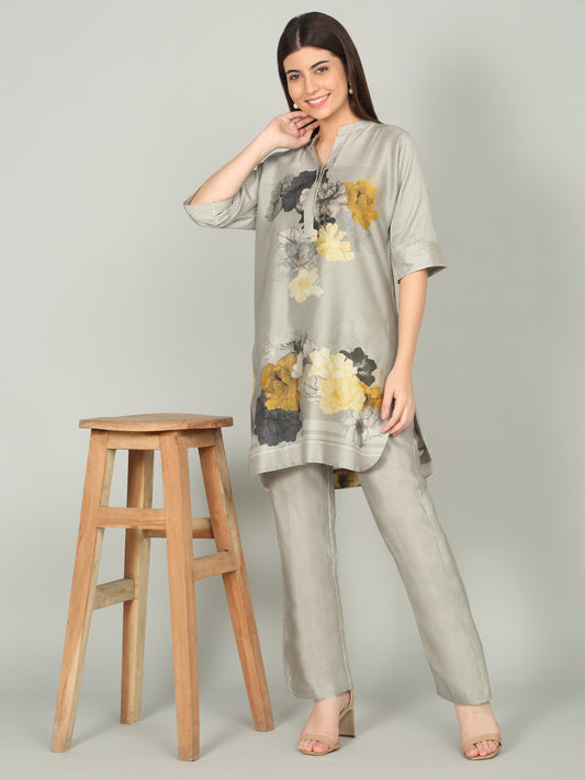 KALA GHODA NOVA-  Floral geometric digital print kurta set