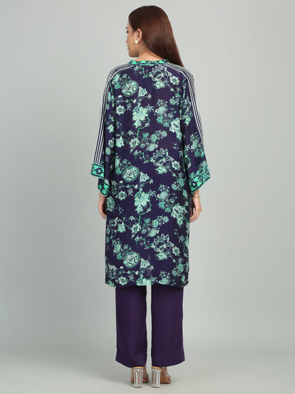 SAPPHIRE IRIS - Floral Kurta Set