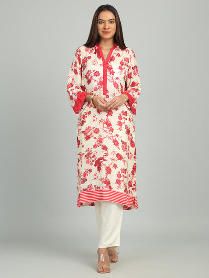 SCARLET IRIS - Printed Floral Kurta set