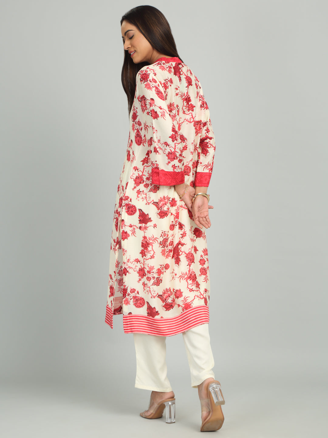 SCARLET IRIS - Printed Floral Kurta set