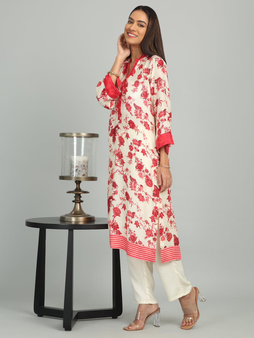 SCARLET IRIS - Printed Floral Kurta set