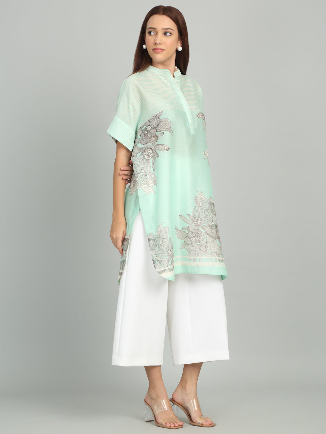 KALA GHODA 1. - Floral Geometric Printed Tunic