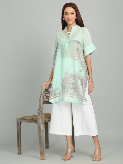 KALA GHODA 1. - Floral Geometric Printed Tunic