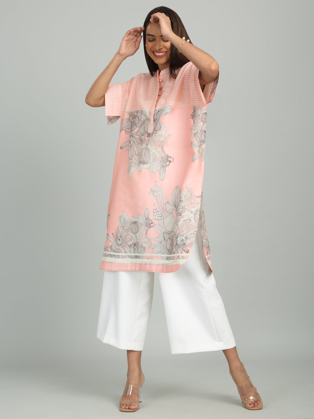 KALA GHODA 2 - Floral Geometric Printed Tunic