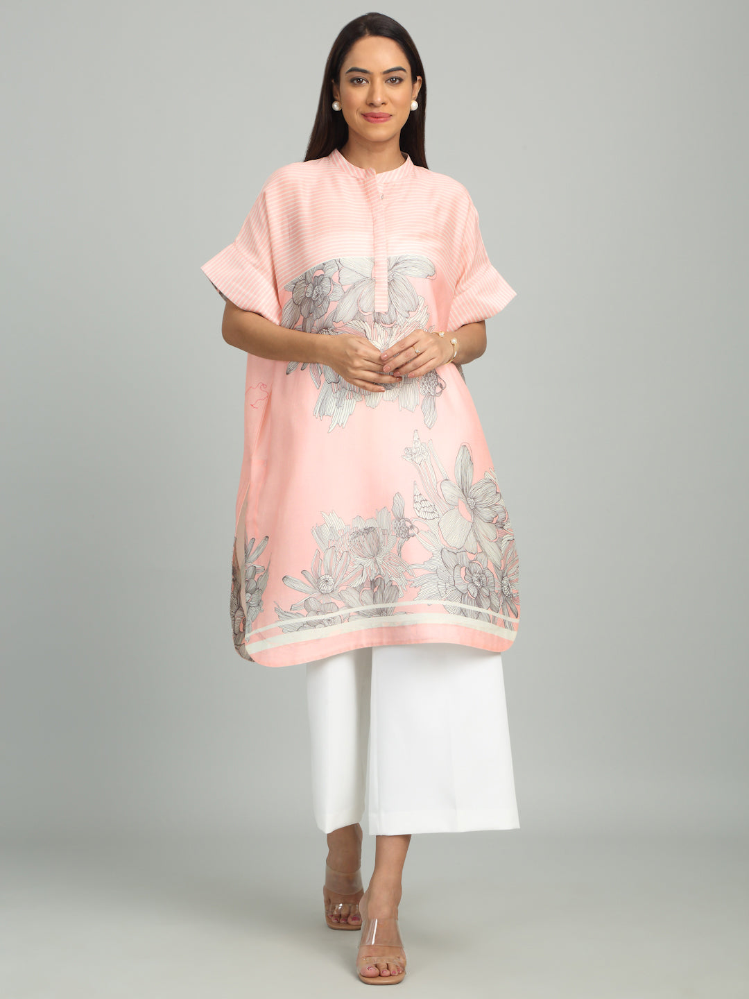 KALA GHODA 2 - Floral Geometric Printed Tunic