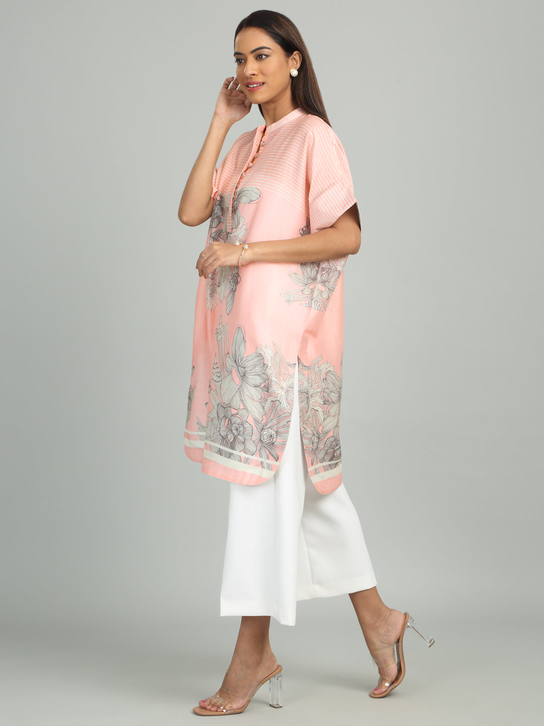 KALA GHODA 2 - Floral Geometric Printed Tunic