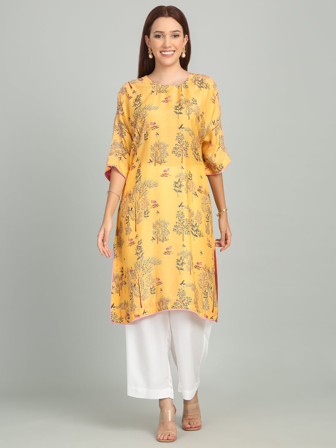 MALABAR HILLS - Printed & Embroidered Tunic