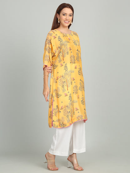 MALABAR HILLS - Printed & Embroidered Tunic