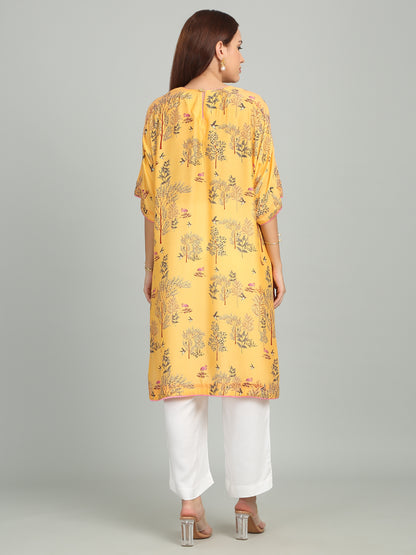 MALABAR HILLS - Printed & Embroidered Tunic