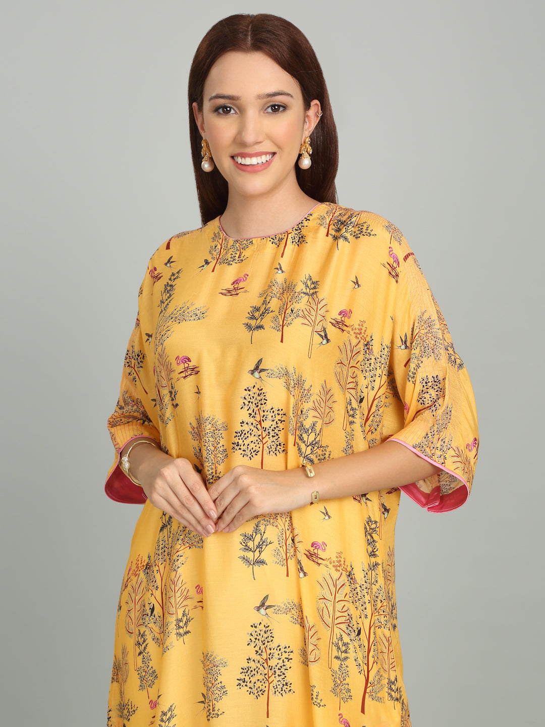 MALABAR HILLS - Printed & Embroidered Tunic