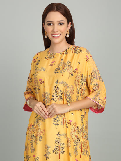 MALABAR HILLS - Printed & Embroidered Tunic