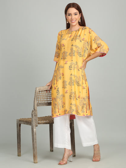 MALABAR HILLS - Printed & Embroidered Tunic