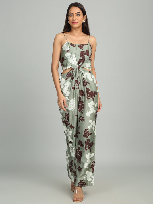 ASTER - Floral Printed Jumpsuit