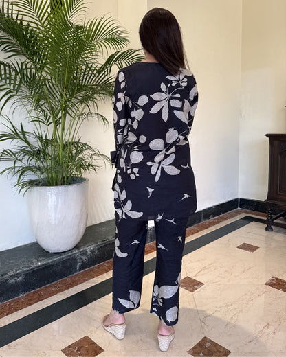 Ashwood mist - Black & Silver co-ord set