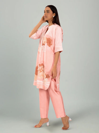 KALA GHODA NOVA-  Floral geometric digital print kurta set
