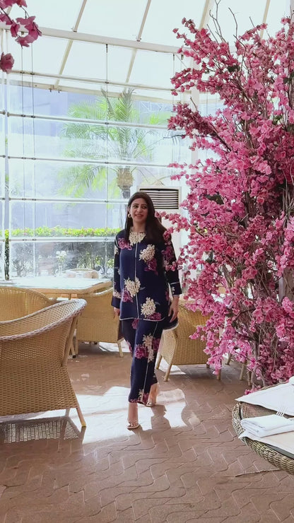 Royal Hydrangea - Floral Co-ord set