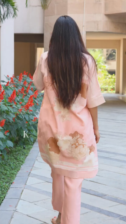 KALA GHODA NOVA-  Floral geometric digital print kurta set