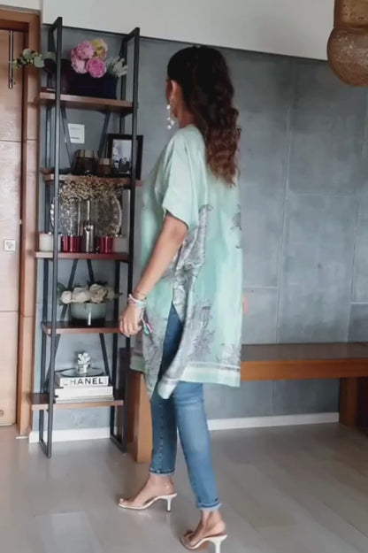 KALA GHODA 1. - Floral Geometric Printed Tunic